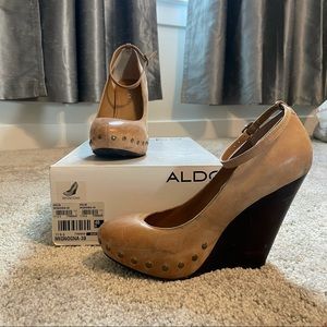 Aldo Mignogna Leather Wedge | 10